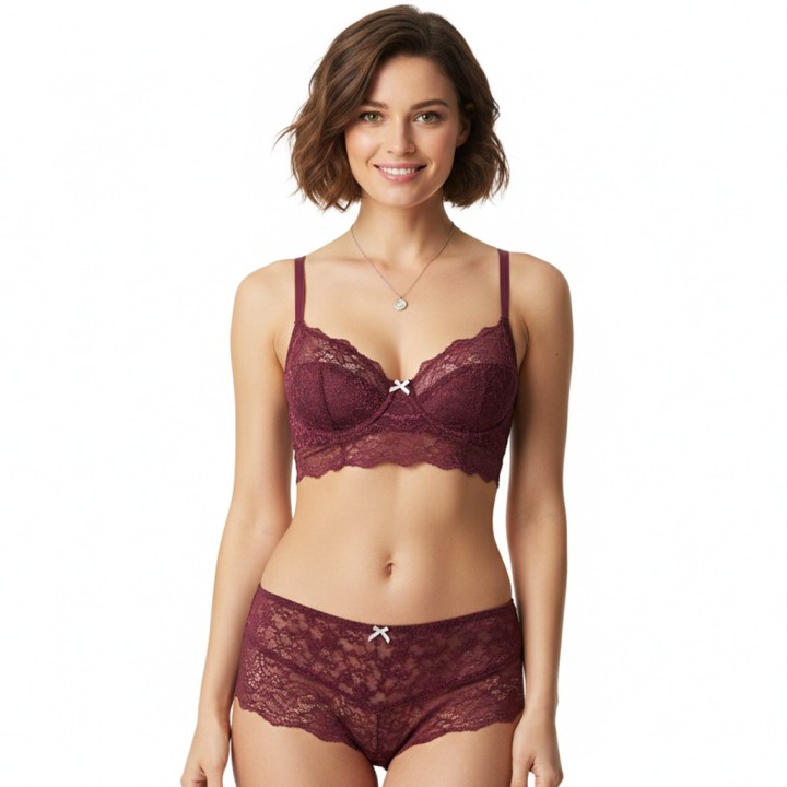 Soutien-Gorge Armature avec Basque ORCHIDEE