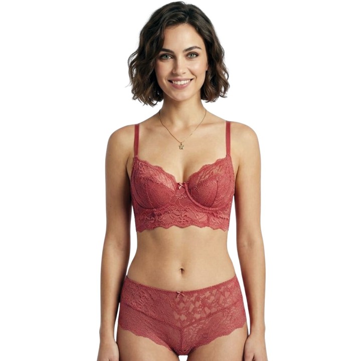 Soutien-Gorge Armature avec Basque ORCHIDEE