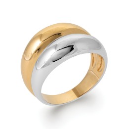 Bague Plaqué Or 750 3Mic Bic