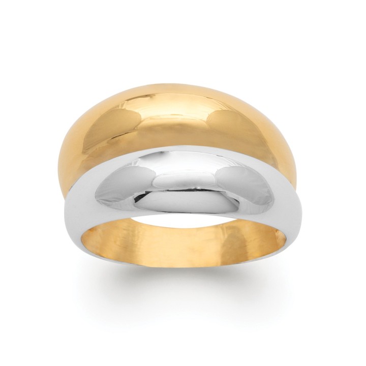 Bague Plaqué Or 750 3Mic Bic