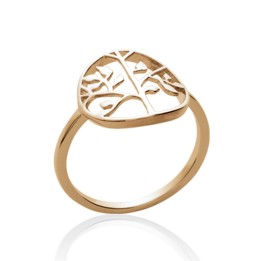 Bague Plaqué Or 750 3Mic
