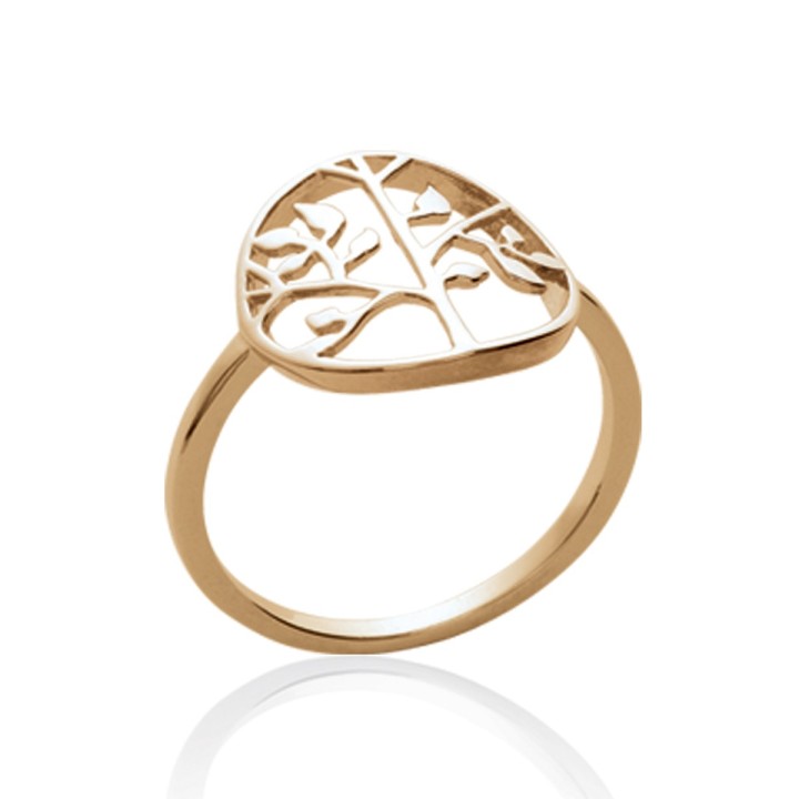 Bague Plaqué Or 750 3Mic
