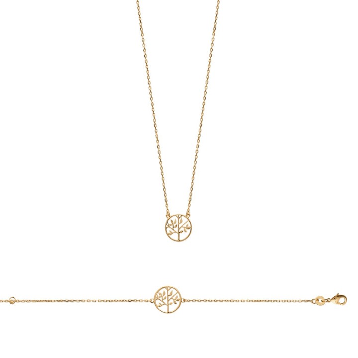 Collier Plaqué Or 750 3Mic