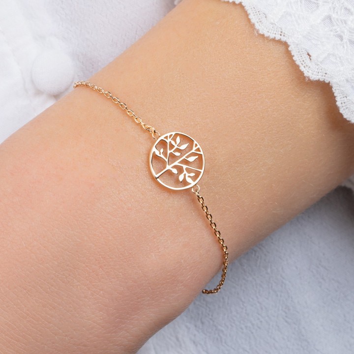 Bracelet Plaqué Or 750 3Mic