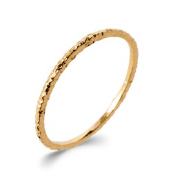 Bague Plaqué Or 750 3Mic