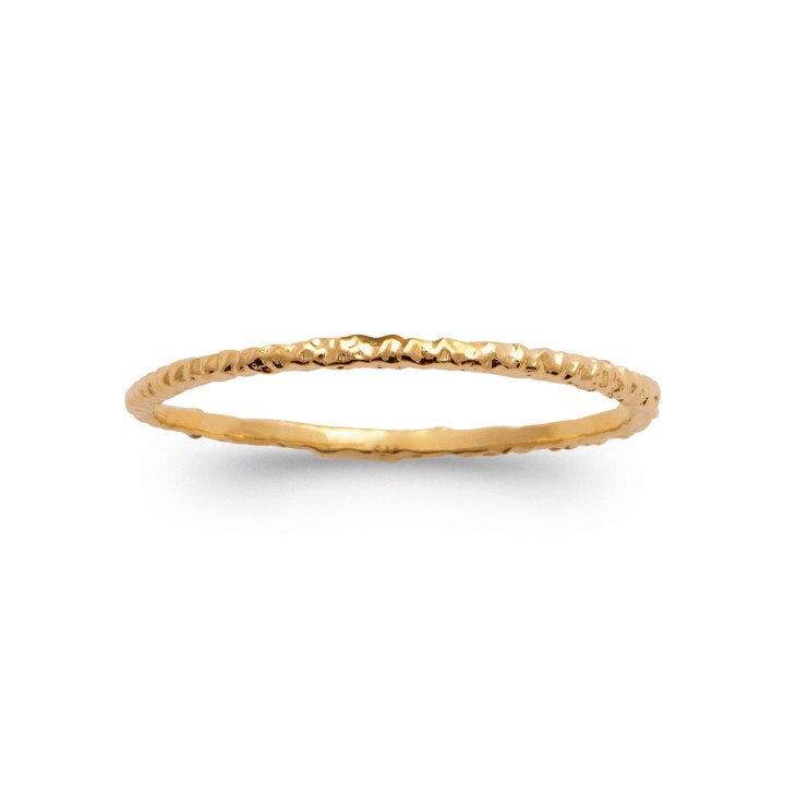Bague Plaqué Or 750 3Mic