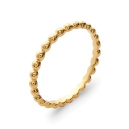 Bague Plaqué Or 750 3Mic