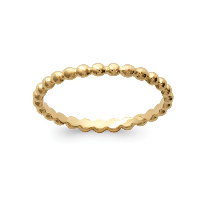 Bague Plaqué Or 750 3Mic