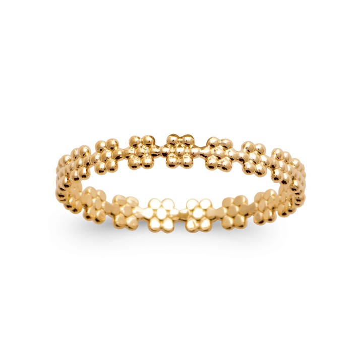 Bague Plaqué Or 750 3Mic