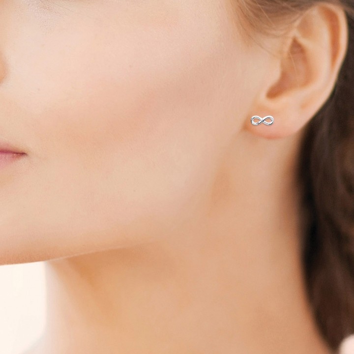 Boucle D'Oreille Argent 925 Rhodie