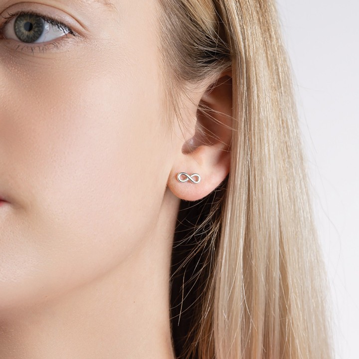 Boucle D'Oreille Argent 925 Rhodie
