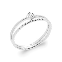 Bague Argent 925 Rhodie Oz