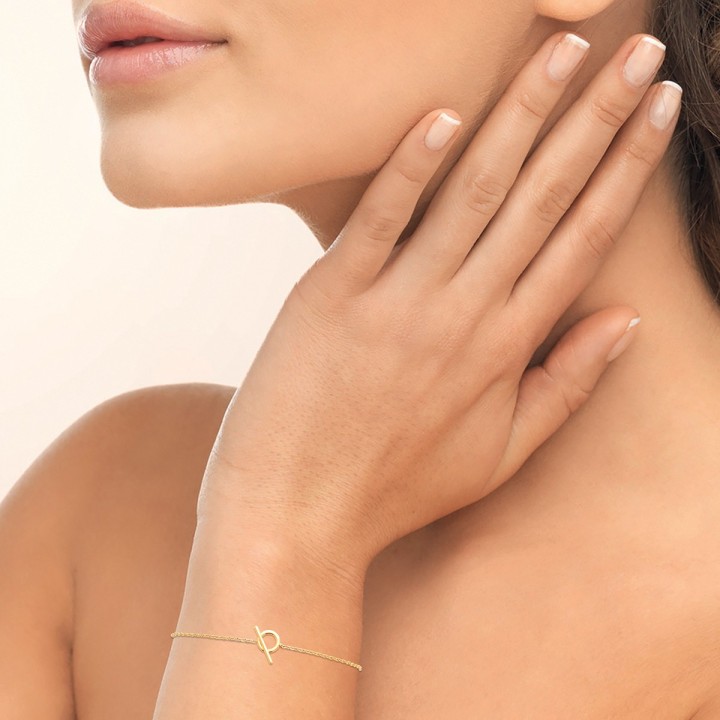 Bracelet Plaqué Or 750 3Mic