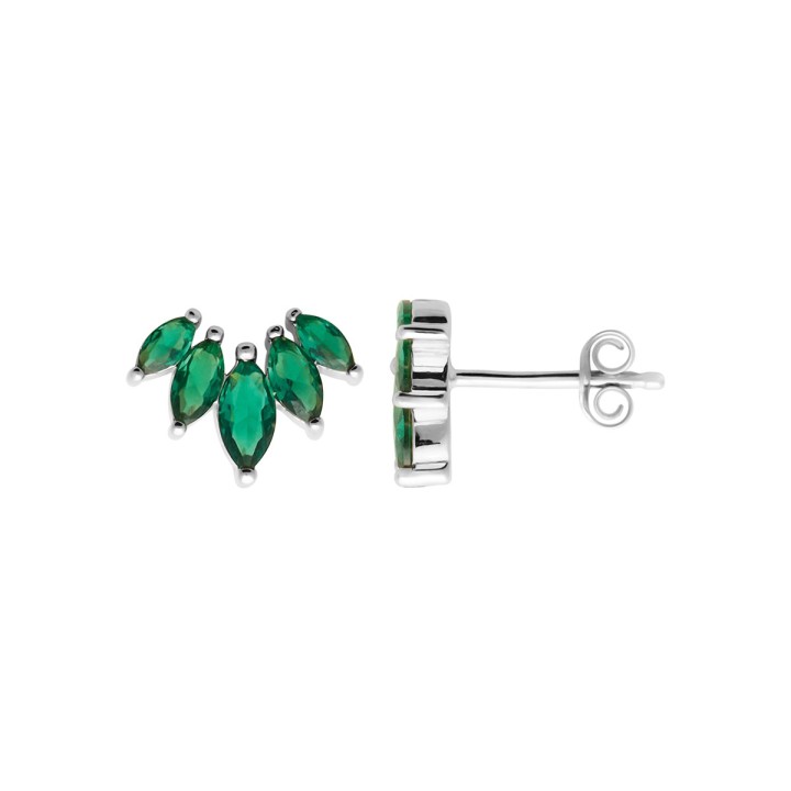Boucle D'Oreille Argent 925 Rhodie Ps