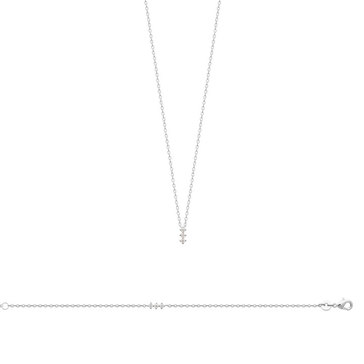 Collier Argent 925 Rhodie Oz