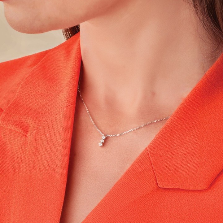 Collier Argent 925 Rhodie Oz