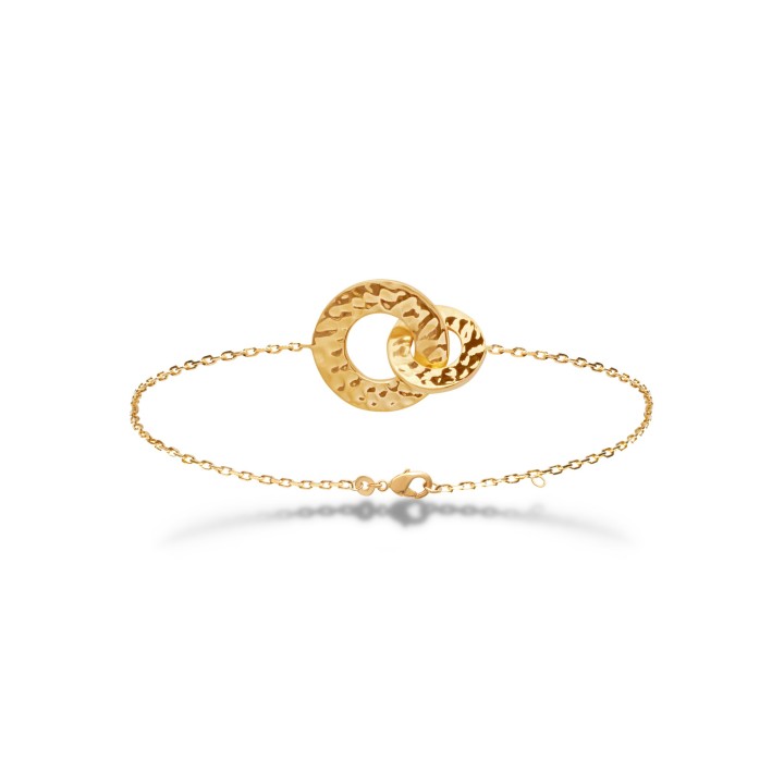 Bracelet Plaqué Or 750 3Mic