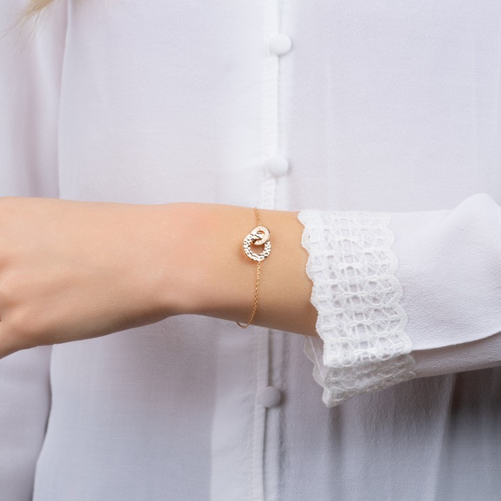 Bracelet Plaqué Or 750 3Mic