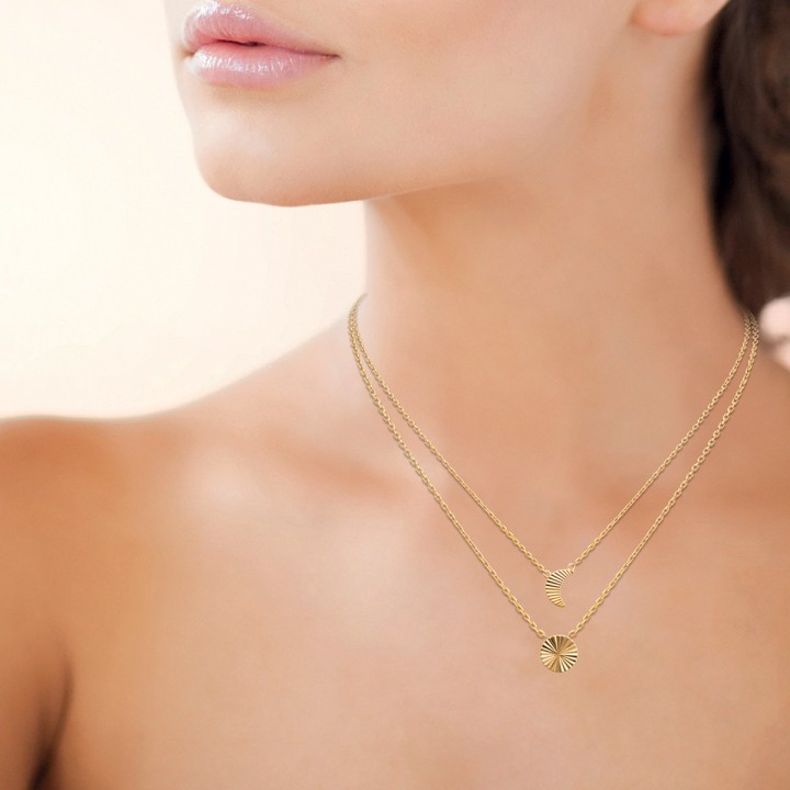 Collier Plaqué Or 750 3Mic